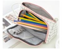 Estuche de lápices de colores, Bolsa Escolar Kawaii de gran capacidad, caja de bolígrafos escolares, papelería - details 4