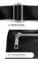 Nuevo Bolso de Cámara de Cuero Tendencia Primera de Piel de Vaca con Pelo - details 26
