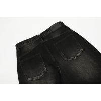 Nuevos vaqueros Retro americanos, pantalones de pierna ancha de talla grande rectos de calle - details 8