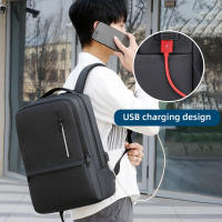 Mochila de negocios de gran capacidad para hombres, bolsas multifuncionales para computadora, mochilas impermeables para computadora portátil con carga USB - details 9