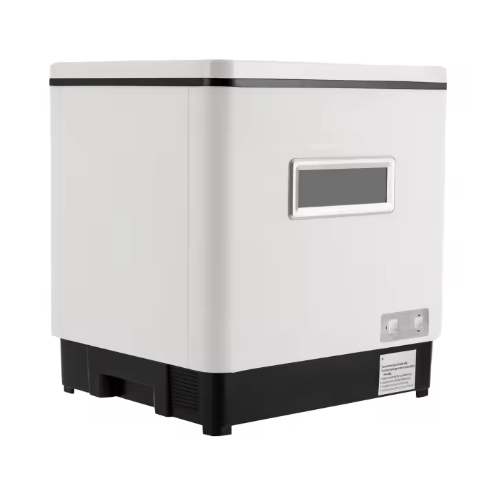 Mini lavavajillas automático portátil, encimera pequeña, encimera independiente, blanco - 1
