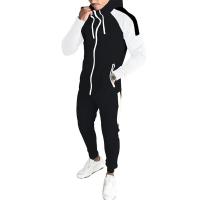 Nuevo traje de otoño e invierno para hombre, Sudadera con capucha y pantalones con cremallera, ropa deportiva informal de dos piezas, ropa deportiva para hombre, traje deportivo cálido - details 3
