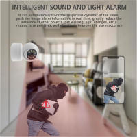 Cámara de vigilancia doméstico interior inalámbrico WIFI Internet remoto inteligente Visión nocturna alarma 360 grados vigilancia - details 6