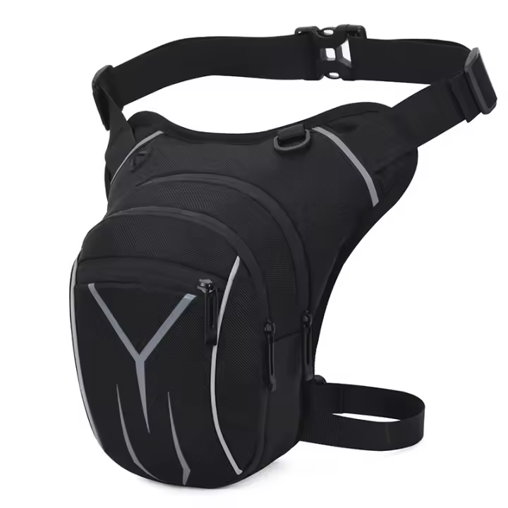 Bolsa de Moto Táctica para Viajes con Cinturón Reflectante a Prueba de Lluvia para Auriculares Ropa Bolsa de Pierna Caída - 1
