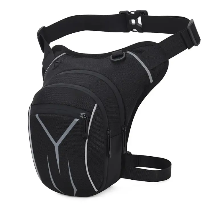 Bolsa de Moto Táctica para Viajes con Cinturón Reflectante a Prueba de Lluvia para Auriculares Ropa Bolsa de Pierna Caída - 1