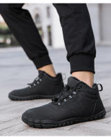 Zapatos de algodón cálidos de terciopelo impermeables antideslizantes zapatos de cinco dedos descalzos de suela gruesa para mujer - details 17