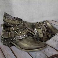 Botines vintage para mujer, botas martin, moda vintage - details 4