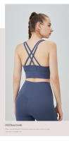 ZHUMU GYM Deportiva Prenda Sujetador de Yoga Cruzado de Espalda A Prueba de Golpes Fitness para Mujeres Tops de Crop de Nylon y Spandex - details 16