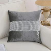 Funda de Almohada de Lana de Diamante de Parche Cubierta Ligera Moderna para Hogar, Hotel, Fiesta - details 1