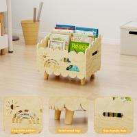 Estantería Infantil de Madera para Libros, Librería Montessori, Biblioteca, Baúl de Juguetes Infantiles, Mueble Organizador y Expositor de Libros Infantiles, para Dormitorio, Habitación de Niños, Sala de Juegos - details 5