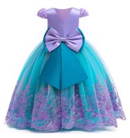 Vestido con luz LED, vestidos de princesa para niñas, disfraz de Sirenita Ariel, disfraz de carnaval, fiesta de cumpleaños, vestido elegante para niños - details 14