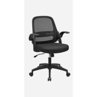 Silla giratoria de Oficina Silla de Escritorio de Malla con reposacabezas Mecanismo sincronizado y Altura Ajustable Negro - details 17