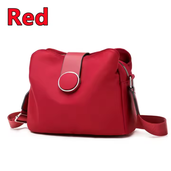 Bolso de hombro impermeable de nailon vintage para mujer, bandolera de moda, bolso de mensajero sencillo, bolso diario para mujer, bolso de viaje para mujer - 1