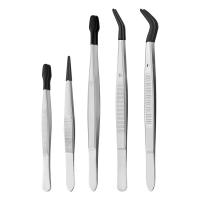 Pinzas de Acero Inoxidable de Alta Gama Herramienta de Cuidado de la Piel Facial para Pestañas Postizas y Transplantaciones - details 3