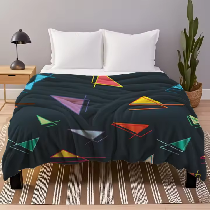 Manta de Franela Tropical Funda de Cama de Pijama de Bicicleta Fresca Funda de Cama de Piel Sintética Lavable en Máquina Perfecta para Anfitriones de Airbnb - 1