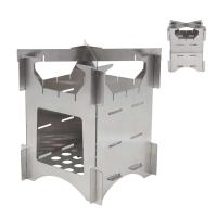Plegable de acero inoxidable para acampar al aire libre, senderos, senderismo, picnic, estufa de leña portátil - details 7