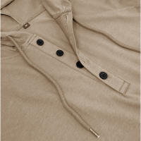 Hombres Deportes Fitness Casual al aire libre de manga corta camiseta con capucha Top Henley Shirt. - details 27