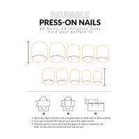 Uñas postizas reutilizables para amantes de la decoración de uñas, belleza, punta francesa degradada, dulce y encantadora - details 3