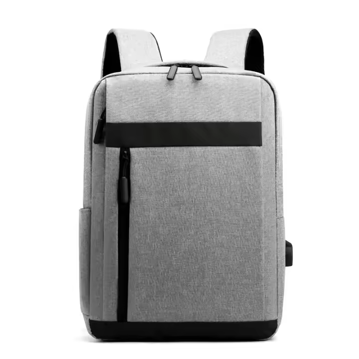 Mochila De Negocios Para Portátil Con Gran Capacidad Multifuncional USB Cargador Impermeable Para Hombres Mochila Casual Con Espalda De Película - 1