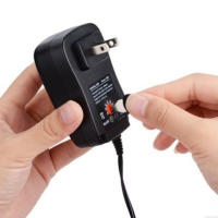 Adaptador de fuente de alimentación ajustable, Cargador Universal para tira de bombillas LED CCTV, 3V, 4,5 V, 5V, 6V, 7,5 V, 9V, 12V, 2A, 2.5A, CA/CC - details 4