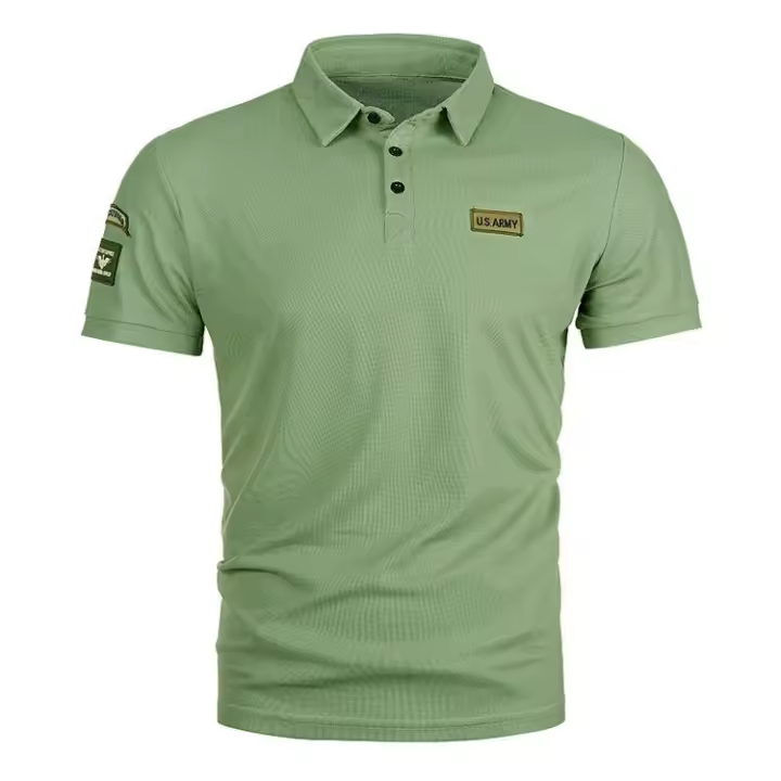 NOVEDAD DE VERANO 2025, Polo para hombre, camiseta de manga corta con cuello informal empalmado con icono de talla europea - 1