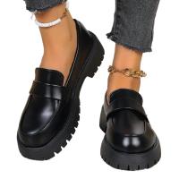 Zapatos pequeños de cuero para mujer, calzado individual de estilo universitario, suela gruesa, novedad - details 4