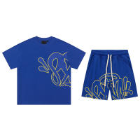 Syna World Drill Chándales de verano Conjunto de camiseta y pantalón corto de hip hop para hombre - details 10