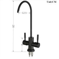 Filtrador de Agua Puro de Acero Inoxidable Rotativo de 360°, Doble Agujero, Purificador de Agua de Osmosis Reversa para Cocina - details 1