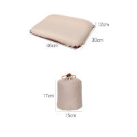 Almohada inflable portátil de queso para viajes de ocio y Camping al aire libre - details 2