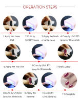 ROSALIND polvo de Arte de uñas, lentejuelas brillantes, láser holográfico, brillante, Ojo de gato, Accesorios luminosos para uñas - details 0