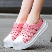 Agujero zapatos pareja ocio al aire libre versión coreana playa transpirable antideslizante suela suave hueco sandalias lluviosas - details 32