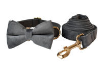 Hebilla de aleación de felpa gris plateado para perro, collar de cuerda, suministros para mascotas - details 4