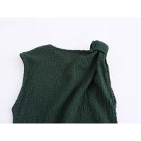 Casual Chic Verano Sin mangas s, Moda femenina larga y recta por - details 12