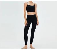Mallas sin costuras de cintura alta para mujer, pantalones elásticos de Yoga, ropa de gimnasio informal - details 18