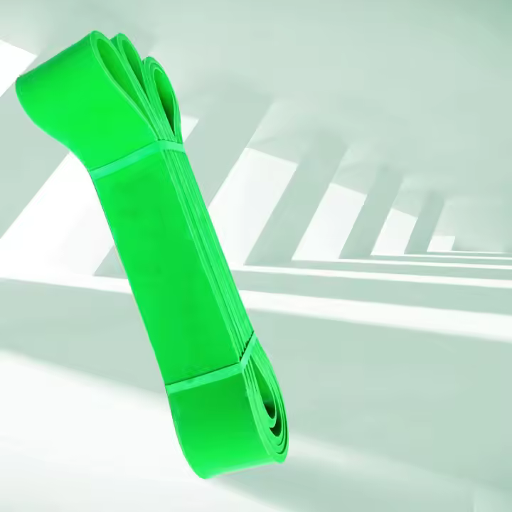 1 banda elástica de látex, banda de tracción para Fitness, banda de resistencia para ejercicio, cordón elástico para dominadas, banda elástica, cordón de tracción TPE - 1