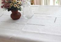 Mantel de gasa americano ENCE elegante bordado blanco, accesorios de decoración de mesa de piscina, mantel - details 2