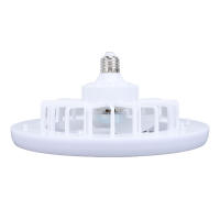 Ventilador de techo con luz LED - Base E27/E26 disponible - Ahorro de energía con mando a distancia - Velocidad del viento ajustable brillo - Adecuado para sala de estar, dormitorio, sala de estudio - details 8