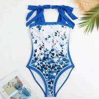 2025 traje de baño estampado con falda de una pieza para mujer, ropa de playa, traje de baño de verano - details 21