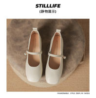 Zapatillas de ballet de piel auténtica, estilo suave de noche, zapatos sencillos - details 26