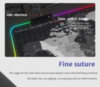 Alfombrilla de ratón para juegos RGB, impermeable, antideslizante, de gran tamaño, para deportes electrónicos - details 3