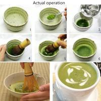 Herramientas de cocina de té verde Matcha útiles, accesorios de bambú, cepillo de bambú, batidor de polvo de té Matcha, 80 flecos - details 6