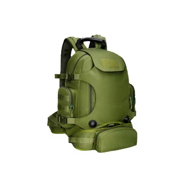 Mochila táctica de gran capacidad para acampar, viajar, de tela Oxford, para exteriores, con camuflaje militar, para montañismo - 1