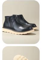 Botas Chelsea de cuero para hombre, botas largas - details 6