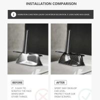 Cubierta de Antena de Tiburón de Fibra de Carbono Real para Mini Cooper Clubman R55 R56 - details 1