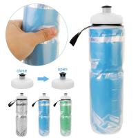 Botella deportiva térmica de doble capa, equipo de viaje para gimnasio y ciclismo, taza deportiva, botellas de agua para bicicleta, cantimplora para beber, 750ML - details 1