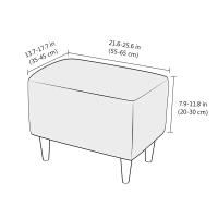 Funda elástica de LICRA para sillón, forro Polar, Protector de muebles - details 1
