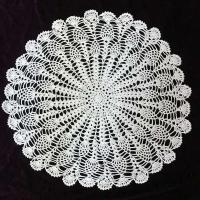 Alfombra ENCE de crochet hecha a mano, pasillo de mesa redonda, posavasos de boda, pantalla de sofá, accesorios de bricolaje, juego de 2 piezas - details 0