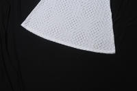 BUNO-Vestido de dos pisos de gato extraño para mujer, vestido con volantes huecos, tirantes sin espalda, encaje liso escalonado, elegante, para fiesta, ajustado - details 13