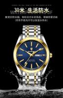 Reloj de hombre de marca suiza nuevo reloj de cuarzo con calendario dual luminoso impermeable - details 12