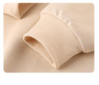 Sudadera de Algodón con Capucha Suelta Estilo Simple Kaki para Hombres Moda Callejera Otoñal - details 16